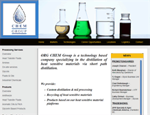 Tablet Screenshot of chem-group.com